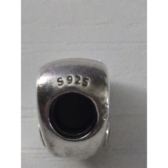 Pandora ALE Daughter's Love Heart Charm Sterling Silver 925 Pink Stone - Picture 3 of 4